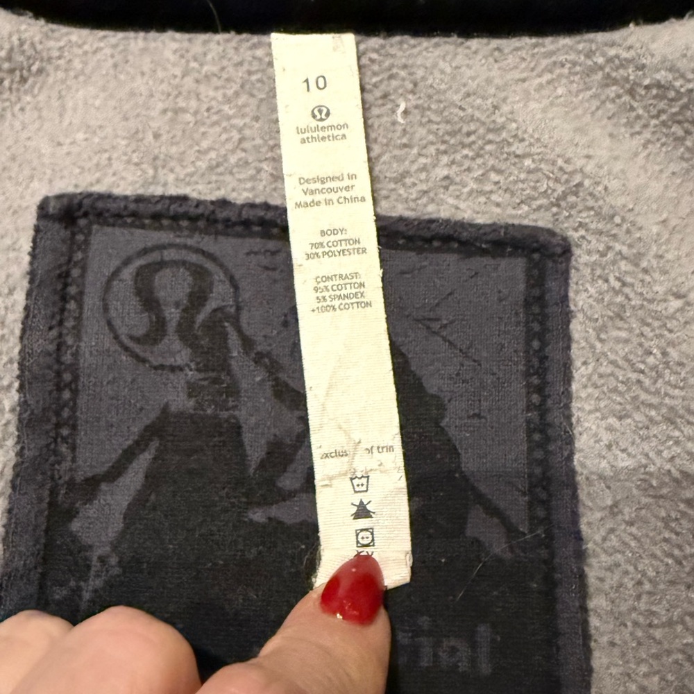 Special Edition lululemon athletica Fairisle Scuba Size 10 - Picture 5 of 6